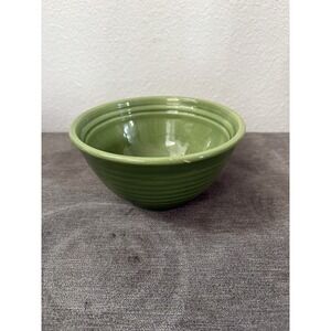 Vintage Bauer Los Angeles Green Ringware Pottery Mixing/Nesting Bowl No. 30